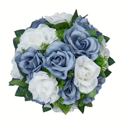 TEMU 2pcs Dusty Decor Balls - Wedding Centerpieces, Parties, Valentine's Day & Home Decor, Fake Flower Ball Arrangement, Base, Our Store, Best For Christmas Image