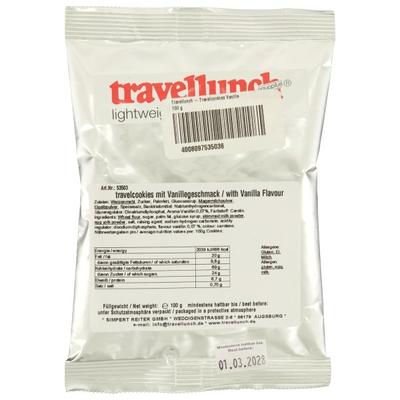 Travellunch - Travelcookies Vanille Gr 100 g