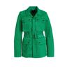 G Star Raw Womens G-Star Raw Spijkerjasje 70s Field Denim Jacket Wmn met Ceintuur Groen - Green Cotton - Size X-Small