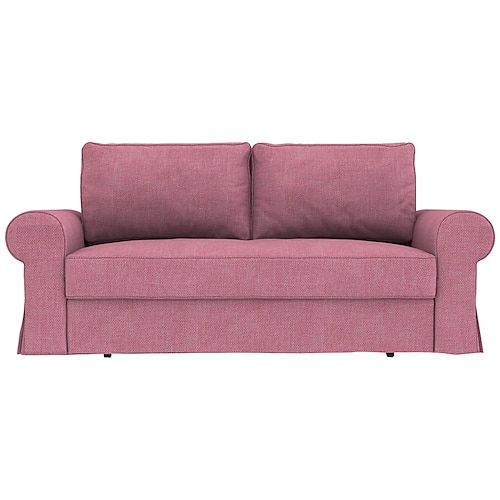 Copertura per divano letto da 3 posti con coperture a tinta unita