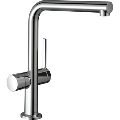 Küchenarmatur HANSGROHE "Talis M54", silber (edelstahl finish), H:296cm T:25,6cm, Armaturen, 270 Geräteabsperrventil 1 S