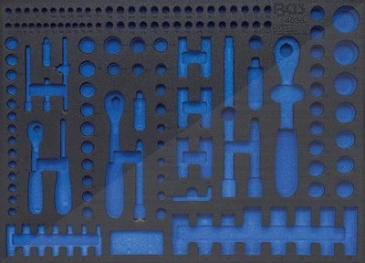 Bgs Werkstattwageneinlage 3/3 - leer - für Art. 4036 [Hersteller-Nr. 4036-1] Image