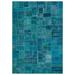 Turquoise 63" x 91" L Area Rug - Lofy Rectangle Iskece Rectangle 5'3" X 7'7" Area Rug 91.0 x 63.0 x 1.0 in blue/green/Wool | 63" W X 91" L | Wayfair