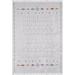 Gray 156 x 39 x 1 in Area Rug - Bungalow Rose Rectangle Libi Cotton Area Rug w/ Non-Slip Backing Cotton | 156 H x 39 W x 1 D in | Wayfair