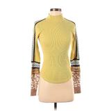 Free People Thermal Top Yellow Turtleneck Tops - Women's Size X-Small