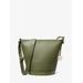 Michael Kors Townsend Medium Pebbled Leather Messenger Bag Green One Size