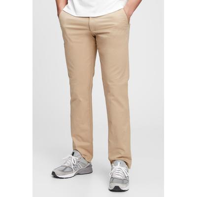 Gap Mens Beige Straight Fit Modern Chinos - Beige