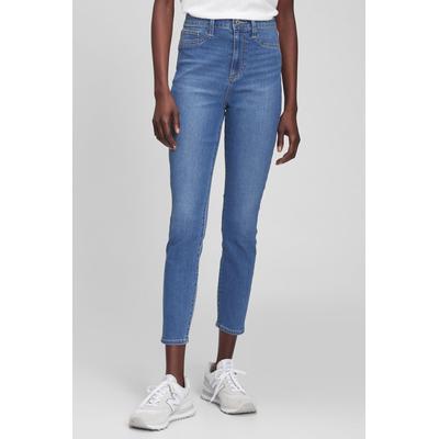 Gap Womens Blue High Waisted Super Stretch Skinny Jeggings - Blue