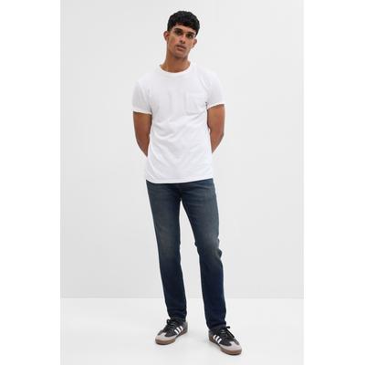 Gap Mens Dark Wash Blue Slim Fit Comfort Stretch Soft Jeans - Dark Wash Blue