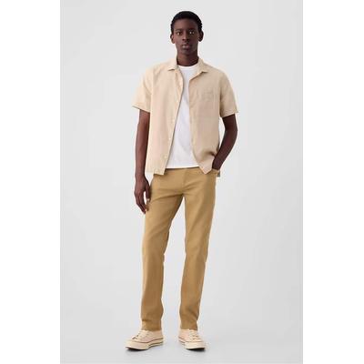 Gap Mens Tan Brown Everyday Slim Fit Jeans - Tan Brown