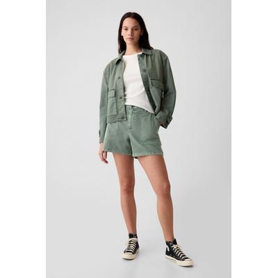 Gap Womens Green Cotton Twill Carpenter Shorts - Green