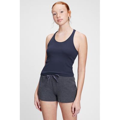 Gap Womens Navy Blue Ribbed Support Vest - Navy Blue