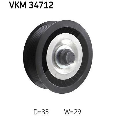 Skf Umlenk-/Führungsrolle, Keilrippenriemen [Hersteller-Nr. VKM34712] für Ford Image