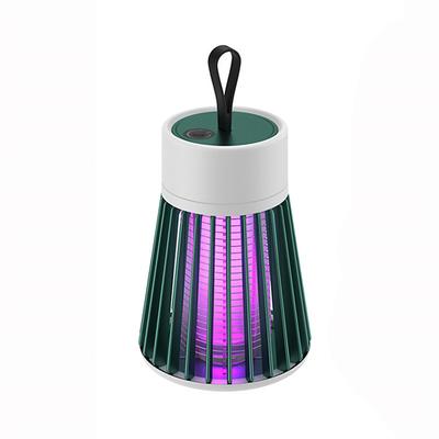 Indoor Outdoor Electric Mosquito Killer – Portable Purple LED Light Trap with Suction and Electric Shock for Camping and Home