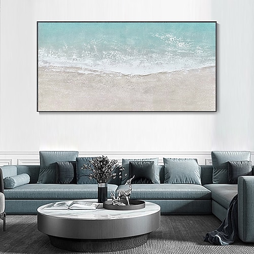 Ölgemälde, handgemalt, warme, strukturierte Meeresgemälde, handgefertigt, moderne Meereskunst, abstrakte Leinwandmalerei, individuelle Kunstwerke, personalisierte Geschenke, Wabi-Sabi-Kunst, Image