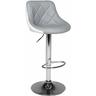 Tabouret de bar gris et blanc jasper