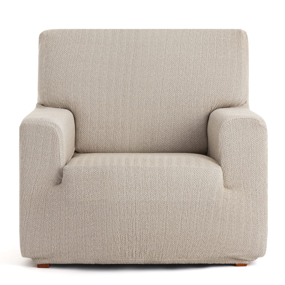 Housse de fauteuil extensible lin 80 * 130