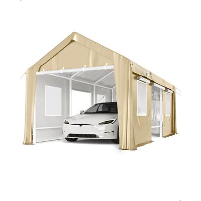 13'x20' Carport Windproof, Anti-High Wind Portable Garage