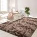 Brown 72 x 48 x 1 in Living Room Area Rug - Brown 72 x 48 x 1 in Area Rug - Wrought Studio™ 5'X8'tie-Dyed Coffee Shaggy Large Area Rugs For Living Room | Wayfair