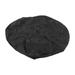 GeLan12 4ft Round Hot Tub Cover Oxford Fabric Folding Heat Insulation Waterproof Dustproof Pool Cover Black