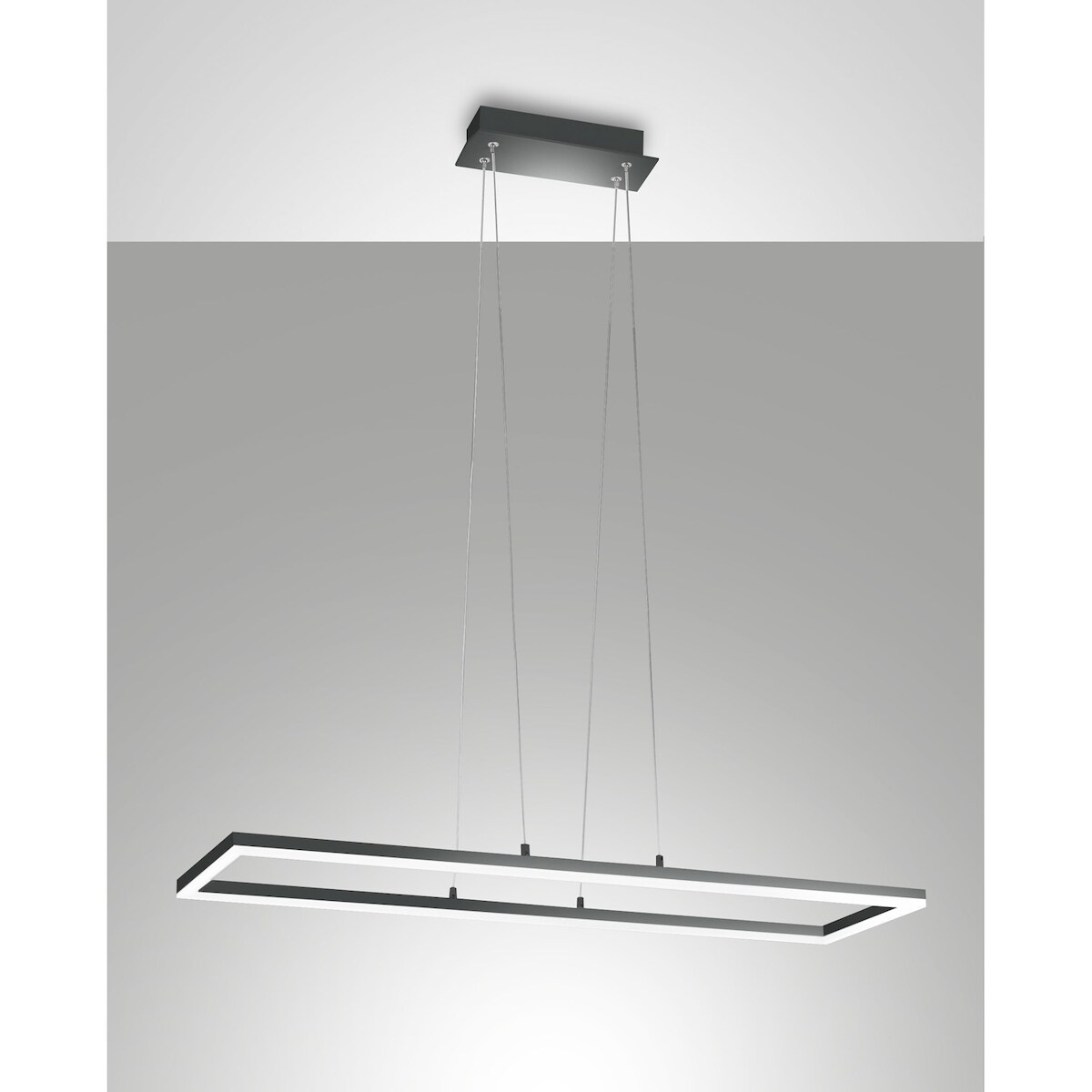 Bard LED-Hängedeckenleuchte 52W Anthrazit 3394-45-282 Fabas Luce Image