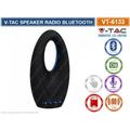 VT-6133 speaker bluetooth portatile 5W con led blu e microfono ingresso microsd aux - sku 7725