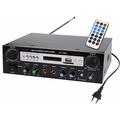 Amplificatore bluetooth audio stereo hi-fi per musica karaoke 2 ingressi microfono sd card usb mp3