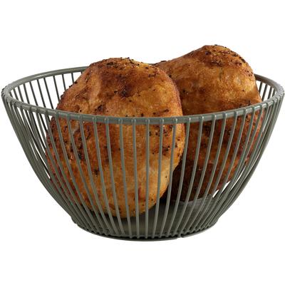 Brotkorb APS "SVART", grün (smoke grün), B:17,5cm H:8cm L:17,5cm, Lebensmittelaufbewahrungsbehälter, Ø 17,5 cm, H: 8 cm Image