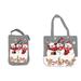 The Holiday Aisle® Snow Crew Compact Tote Bag Polyester Canvas | 15 H x 14 W x 0.1 D in | Wayfair A6733E13A35740DDA8EA3C2C9F73B8F3
