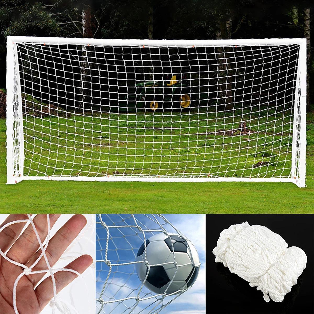 Filet de but de football pliable et portable, filet d
