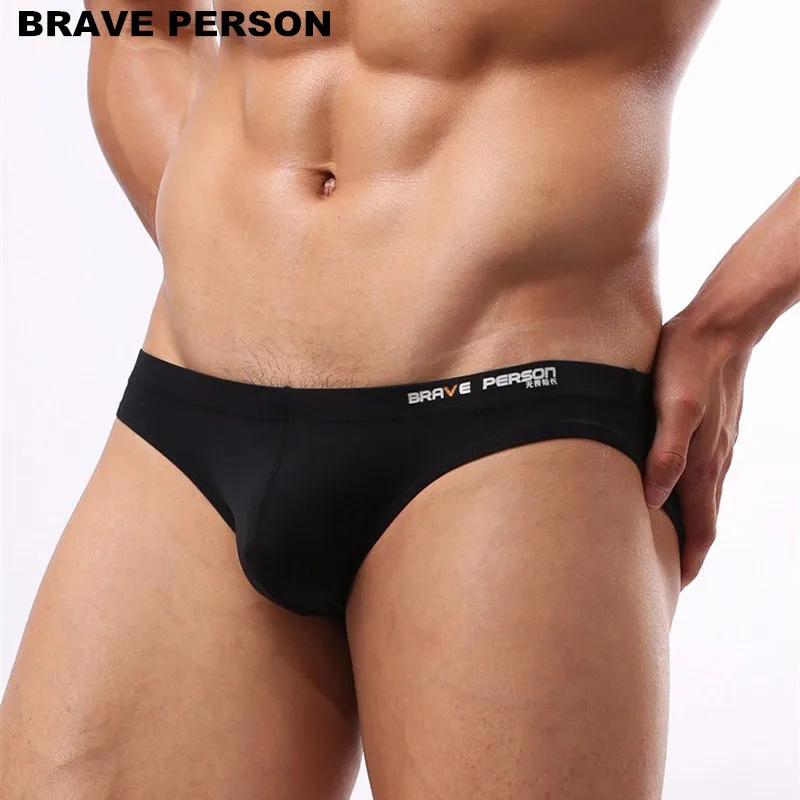 Slip intimo sexy da uomo Persona coraggiosa Intimo di marca Slip in nylon maschile per mutandine da uomo B1129