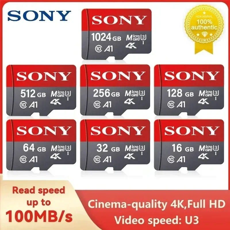 1 TB SONY Ultra Micro SD/TF Flash Speicher Karte 128 GB 256 GB 1 TB 512 GB Micro SD Karte 32 64 128 GB MicroSD Dropshipping Für Telefon Image