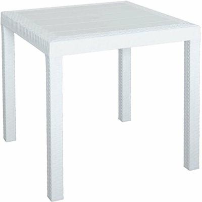 Quadratisch Tisch 80x80 cm vom Außengarten in Weiden, gedruckt mit verstellbaren Beinen und