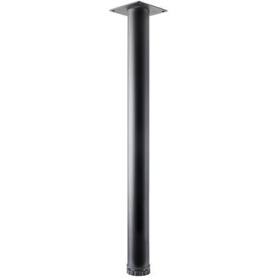 Tischbein Zela, schwarz, 710mm - 1 Stück - schwarz - Hettich
