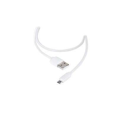 Vivanco USB-Kabel USB-A-auf-USB-Micro-B-Stecker, 1,2 Meter, weiß