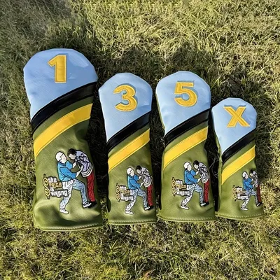 1pc/4pcs Funny Design Cover For Various Club, Golf Club Head Cover, Golf Accessories