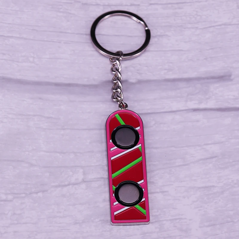 Back To The Future Hoverboard Keyring Marty McFly Hover Board Keychain 80s Time Travel Sci-fi Movie Fans Cool Addition