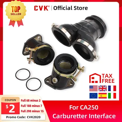 CVK 1Set Carburetor Install Adapter Interface Carburetter Manifold Intake Pipe Connector Glue For