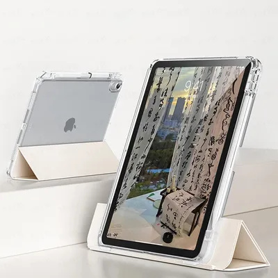 With Pencil Holder Case for iPad Pro 11 2024 A2836 M4 Pro 13 Air M2 12.9 6th Generation Detachable