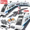 941pcs City Electric Harmony Rail Remote Control Building Blocks High-speed Rail Train Track RC Car