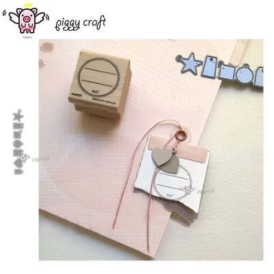 Piggy Craft metal cutting dies cut die mold Various shapes hanging chain Scrapbook paper craft knife mould blade punch stencils