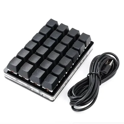 Mini USB Custom Mechanical Keyboard 24 Keys Black/White Gaming Keyboard Sayo Device Shortcut