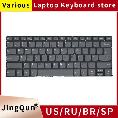 New US Russian Laptop Keyboard For Lenovo YOGA 730-15IKB 730-13IKB 530-14ARR 530-14IKB Flex6-14ARR