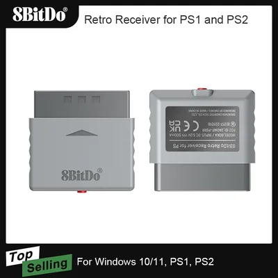 AKNES 8Bitdo Retro Receiver Adapter Dongle for PS1 PS2 Windows Support Xbox Series / Xbox One