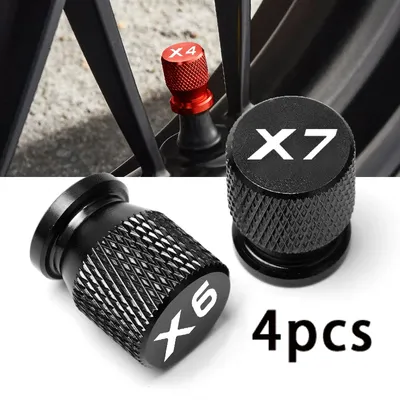 Car Wheel Tire Valve Caps Tyre Stem Covers Airdust Waterproof For BMW X1 X2 X3 X4 X5 X6 X7