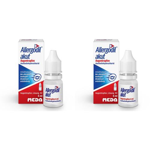 Allergodil Akut Augentropf Doppelpack 2x6 ml Augentropfen