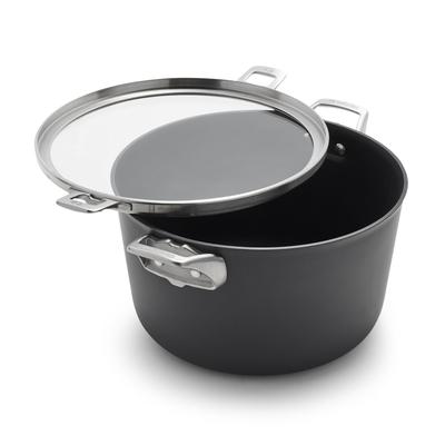 Calphalon Premier Space-Saving Hard-Anodized Nonstick 12 Qt. Stock Pot with Lid