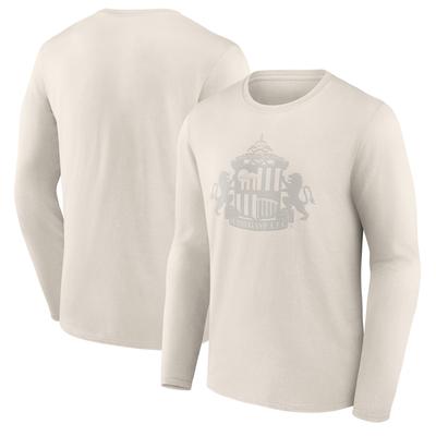 Sunderland Mono Logo Graphic Long Sleeve T-Shirt – Off White – Herren