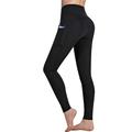 Per donna Collant Ghette Grigio scuro Blu marino Nero Vita normale Essenziale Sportivo Yoga Fitness Palestra Media elasticità Alla caviglia Fasciante in vita Tinta unita XS S M L XL / Plus Size