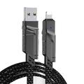 Cavo dati USB tipo C 4 in 1 ricarica rapida per iPhone 15 14 13 12 11 Samsung Xiaomi Redmi cavo Huawei caricabatterie rapido